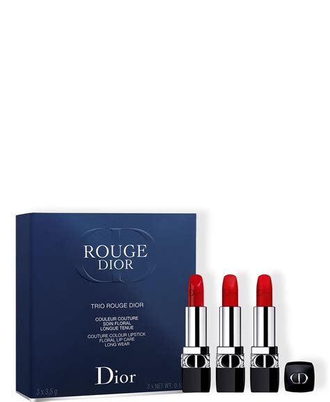 trio rouge dior|Dior lipstick set.